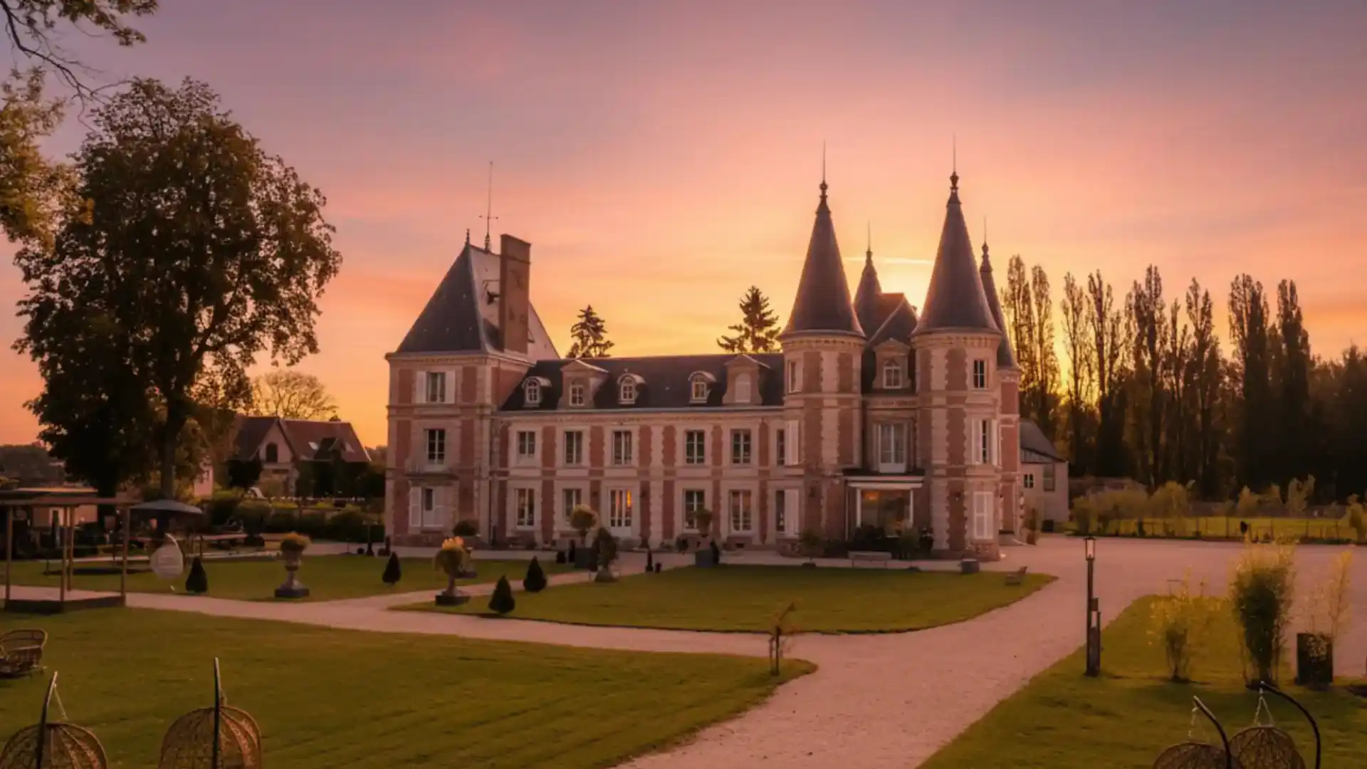 Au couché du soleil